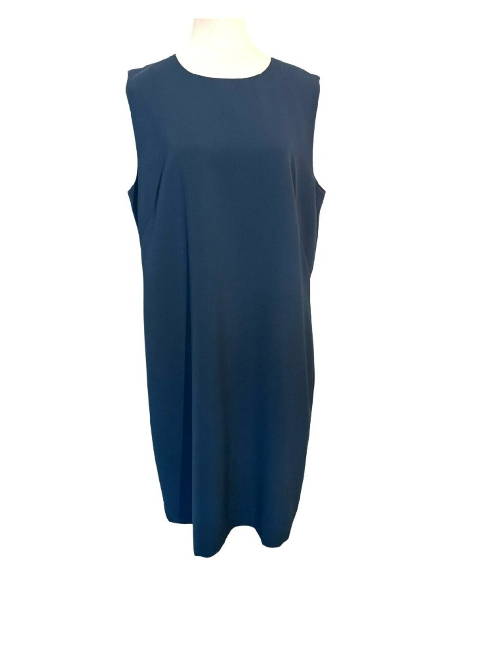 NWT Ann Taylor Fluid Crepe Sleeveless Shift Dress Size 14